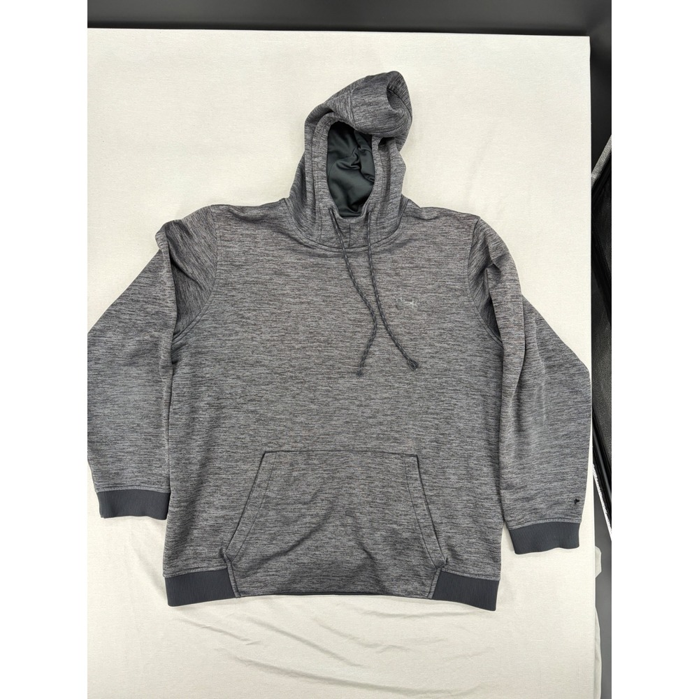 Under Armour Mens Storm Armour Fleece Hoodie Grey Space Dye Heathered Sweatshirt